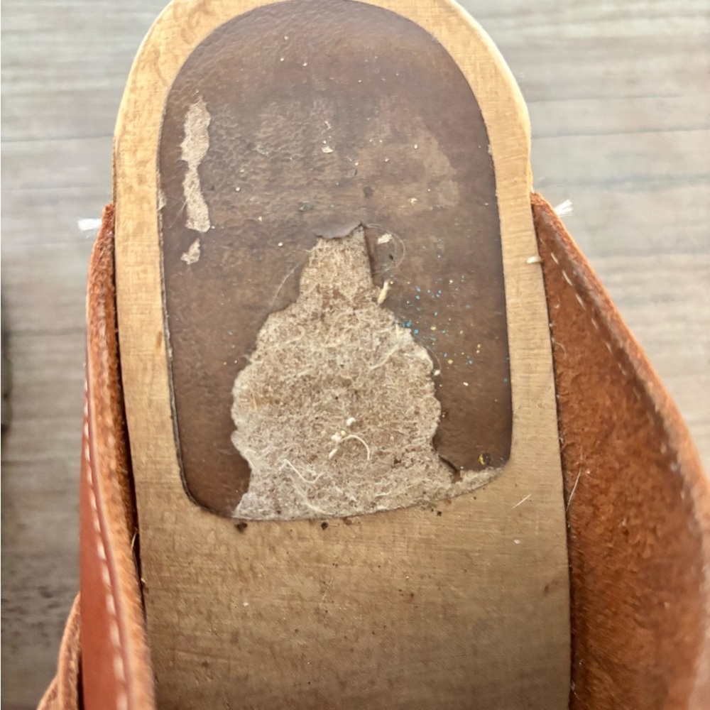 Free People x MIA Elsa Brown Leather Mules - Picture 15 of 16